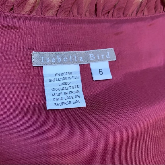 Anthropologie Isabella Bird Silk Shift Dress, 6. - Picture 7 of 7